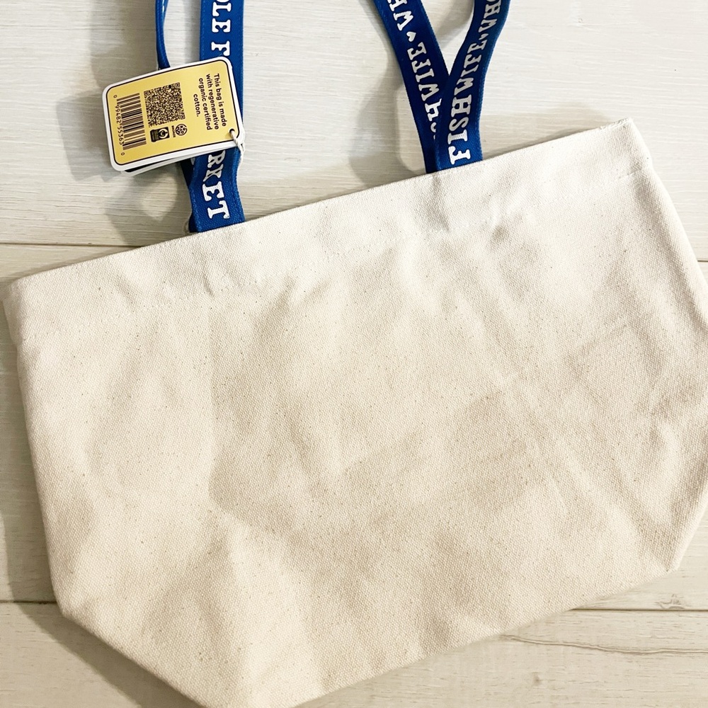 Whole Foods x Fish Wife Small Canvas Tote Bag - Picture 2 of 2
